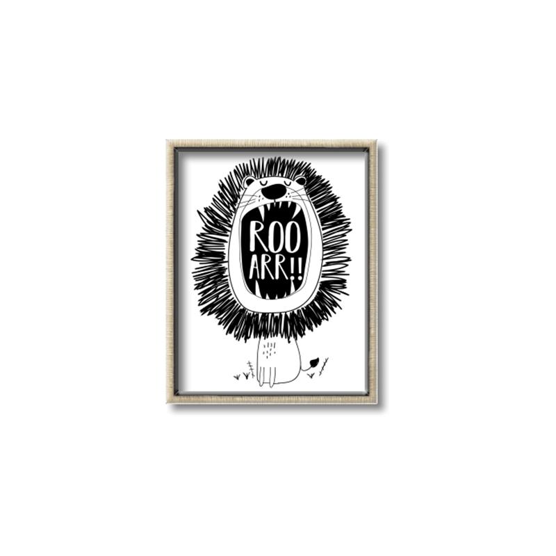 Picture of Roarrr _GroupedProduct_Rectangle_Portrait_Mini_ _GroupedProduct_Rectangle_Portrait_Canvas_Framed_