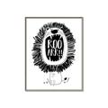 Picture of Roarrr _GroupedProduct_Rectangle_Portrait_Mini_ _GroupedProduct_Rectangle_Portrait_Canvas_Framed_