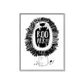 Picture of Roarrr _GroupedProduct_Rectangle_Portrait_Mini_ _GroupedProduct_Rectangle_Portrait_Canvas_Framed_