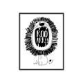 Picture of Roarrr _GroupedProduct_Rectangle_Portrait_Mini_ _GroupedProduct_Rectangle_Portrait_Canvas_Framed_