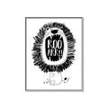 Picture of Roarrr _GroupedProduct_Rectangle_Portrait_Mini_ _GroupedProduct_Rectangle_Portrait_Canvas_Framed_