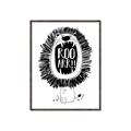 Picture of Roarrr _GroupedProduct_Rectangle_Portrait_Mini_ _GroupedProduct_Rectangle_Portrait_Canvas_Framed_