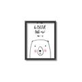 Picture of Be Brave Bear _GroupedProduct_Rectangle_Portrait_Mini_ _GroupedProduct_Rectangle_Portrait_Canvas_Framed_