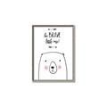 Picture of Be Brave Bear _GroupedProduct_Rectangle_Portrait_Mini_ _GroupedProduct_Rectangle_Portrait_Canvas_Framed_