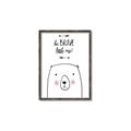 Picture of Be Brave Bear _GroupedProduct_Rectangle_Portrait_Mini_ _GroupedProduct_Rectangle_Portrait_Canvas_Framed_