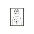 Picture of Be Brave Bear _GroupedProduct_Rectangle_Portrait_Mini_ _GroupedProduct_Rectangle_Portrait_Canvas_Framed_