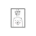 Picture of Be Brave Bear _GroupedProduct_Rectangle_Portrait_Mini_ _GroupedProduct_Rectangle_Portrait_Canvas_Framed_