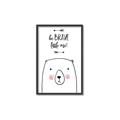 Picture of Be Brave Bear _GroupedProduct_Rectangle_Portrait_Mini_ _GroupedProduct_Rectangle_Portrait_Canvas_Framed_
