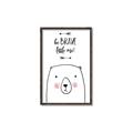 Picture of Be Brave Bear _GroupedProduct_Rectangle_Portrait_Mini_ _GroupedProduct_Rectangle_Portrait_Canvas_Framed_