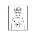 Picture of Be Brave Bear _GroupedProduct_Rectangle_Portrait_Mini_ _GroupedProduct_Rectangle_Portrait_Canvas_Framed_