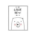 Picture of Be Brave Bear _GroupedProduct_Rectangle_Portrait_Mini_ _GroupedProduct_Rectangle_Portrait_Canvas_Framed_