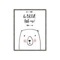 Picture of Be Brave Bear _GroupedProduct_Rectangle_Portrait_Mini_ _GroupedProduct_Rectangle_Portrait_Canvas_Framed_
