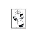 Picture of Dream Big Moose _GroupedProduct_Rectangle_Portrait_Mini_ _GroupedProduct_Rectangle_Portrait_Canvas_Framed_