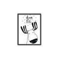 Picture of Dream Big Moose _GroupedProduct_Rectangle_Portrait_Mini_ _GroupedProduct_Rectangle_Portrait_Canvas_Framed_