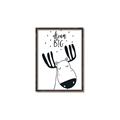 Picture of Dream Big Moose _GroupedProduct_Rectangle_Portrait_Mini_ _GroupedProduct_Rectangle_Portrait_Canvas_Framed_