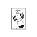 Picture of Dream Big Moose _GroupedProduct_Rectangle_Portrait_Mini_ _GroupedProduct_Rectangle_Portrait_Canvas_Framed_