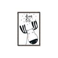 Picture of Dream Big Moose _GroupedProduct_Rectangle_Portrait_Mini_ _GroupedProduct_Rectangle_Portrait_Canvas_Framed_