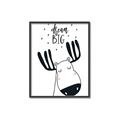 Picture of Dream Big Moose _GroupedProduct_Rectangle_Portrait_Mini_ _GroupedProduct_Rectangle_Portrait_Canvas_Framed_