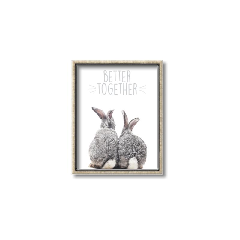 Picture of Better Together Bunny Tail  _GroupedProduct_Rectangle_Portrait_Mini_ _GroupedProduct_Rectangle_Portrait_Canvas_Framed_