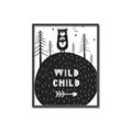 Picture of Wild Child  _GroupedProduct_Rectangle_Portrait_Mini_ _GroupedProduct_Rectangle_Portrait_Canvas_Framed_
