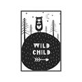 Picture of Wild Child  _GroupedProduct_Rectangle_Portrait_Mini_ _GroupedProduct_Rectangle_Portrait_Canvas_Framed_