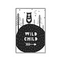 Picture of Wild Child  _GroupedProduct_Rectangle_Portrait_Mini_ _GroupedProduct_Rectangle_Portrait_Canvas_Framed_