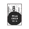Picture of Wild Child  _GroupedProduct_Rectangle_Portrait_Mini_ _GroupedProduct_Rectangle_Portrait_Canvas_Framed_