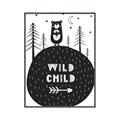 Picture of Wild Child  _GroupedProduct_Rectangle_Portrait_Mini_ _GroupedProduct_Rectangle_Portrait_Canvas_Framed_