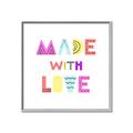 Picture of Made with Love _GroupedProduct_Square_Mini_ _GroupedProduct_Square_Canvas_Framed_