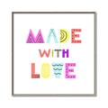 Picture of Made with Love _GroupedProduct_Square_Mini_ _GroupedProduct_Square_Canvas_Framed_