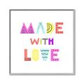 Picture of Made with Love _GroupedProduct_Square_Mini_ _GroupedProduct_Square_Canvas_Framed_