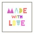 Picture of Made with Love _GroupedProduct_Square_Mini_ _GroupedProduct_Square_Canvas_Framed_