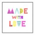 Picture of Made with Love _GroupedProduct_Square_Mini_ _GroupedProduct_Square_Canvas_Framed_