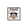 Picture of Garden Raccoon _GroupedProduct_Square_Mini_ _GroupedProduct_Square_Canvas_Framed_
