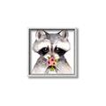 Picture of Garden Raccoon _GroupedProduct_Square_Mini_ _GroupedProduct_Square_Canvas_Framed_