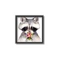 Picture of Garden Raccoon _GroupedProduct_Square_Mini_ _GroupedProduct_Square_Canvas_Framed_