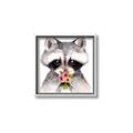 Picture of Garden Raccoon _GroupedProduct_Square_Mini_ _GroupedProduct_Square_Canvas_Framed_