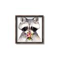 Picture of Garden Raccoon _GroupedProduct_Square_Mini_ _GroupedProduct_Square_Canvas_Framed_