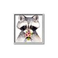 Picture of Garden Raccoon _GroupedProduct_Square_Mini_ _GroupedProduct_Square_Canvas_Framed_
