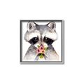 Picture of Garden Raccoon _GroupedProduct_Square_Mini_ _GroupedProduct_Square_Canvas_Framed_