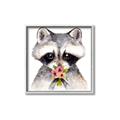 Picture of Garden Raccoon _GroupedProduct_Square_Mini_ _GroupedProduct_Square_Canvas_Framed_