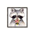 Picture of Garden Raccoon _GroupedProduct_Square_Mini_ _GroupedProduct_Square_Canvas_Framed_