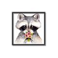 Picture of Garden Raccoon _GroupedProduct_Square_Mini_ _GroupedProduct_Square_Canvas_Framed_