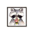 Picture of Garden Raccoon _GroupedProduct_Square_Mini_ _GroupedProduct_Square_Canvas_Framed_