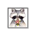 Picture of Garden Raccoon _GroupedProduct_Square_Mini_ _GroupedProduct_Square_Canvas_Framed_