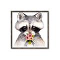 Picture of Garden Raccoon _GroupedProduct_Square_Mini_ _GroupedProduct_Square_Canvas_Framed_