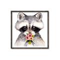 Picture of Garden Raccoon _GroupedProduct_Square_Mini_ _GroupedProduct_Square_Canvas_Framed_