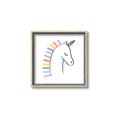 Picture of Pretty Unicorn _GroupedProduct_Square_Mini_ _GroupedProduct_Square_Canvas_Framed_