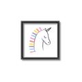 Picture of Pretty Unicorn _GroupedProduct_Square_Mini_ _GroupedProduct_Square_Canvas_Framed_
