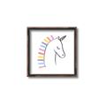 Picture of Pretty Unicorn _GroupedProduct_Square_Mini_ _GroupedProduct_Square_Canvas_Framed_